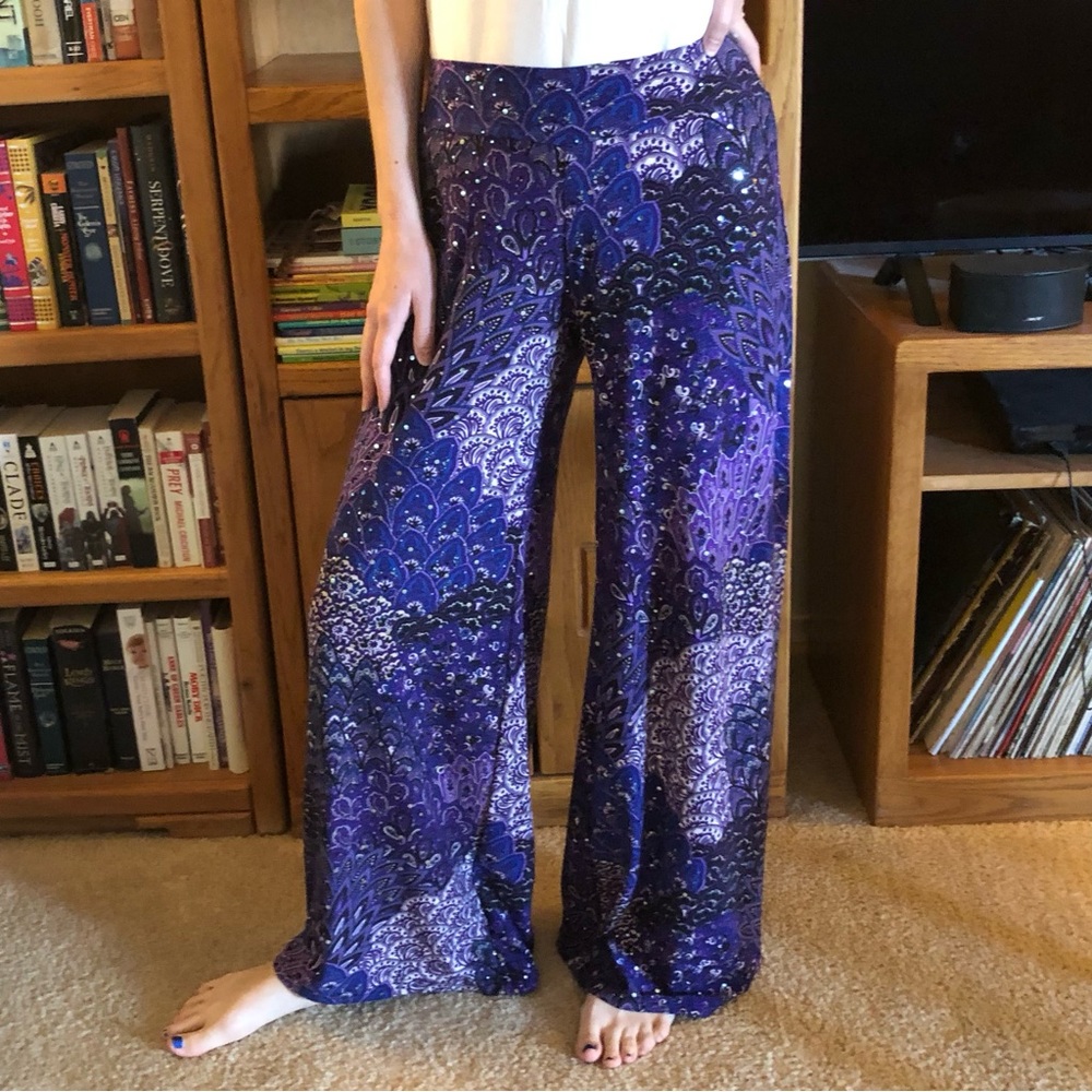 EUC Line Art palazzo pants